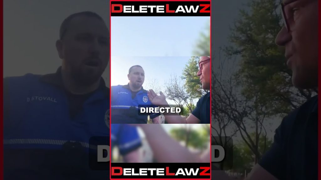 COP HAS HIS HAND ON HIS G*N WHEN I APPROACH HIM!