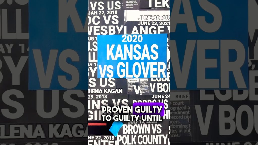 Kansas vs Glover, 2020 by SCOTUS.