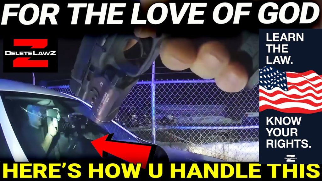 HOW YOU HANDLE A DIRTY COPPER POINTING A PISS TOLL AT YOU! LEARN THE LAW