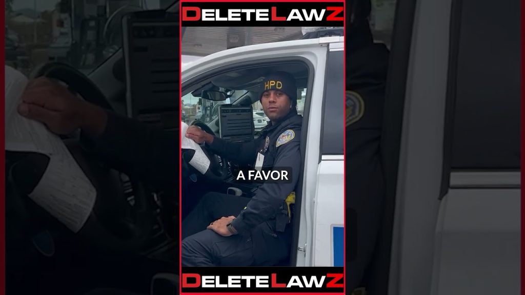 COP FEELS THREATENED AFTER I FILMING HIM!