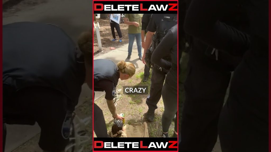 WOMAN ARRESTED FOR WEARING A MASK!