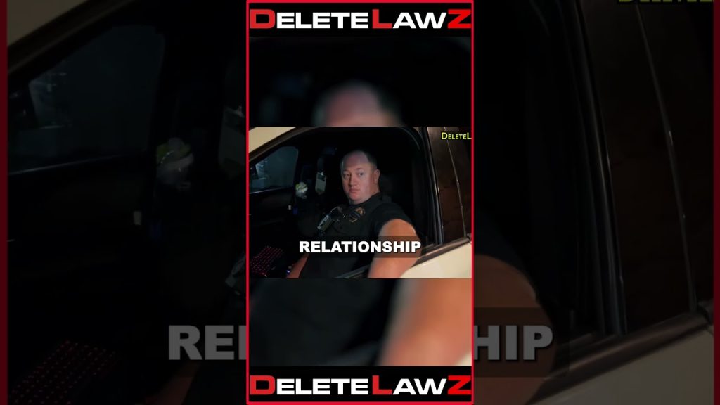 DIRTY COP HIDES ON THE SIDE OF THE ROAD!