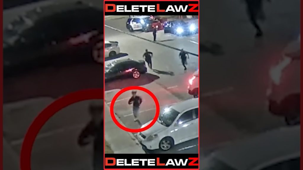 COPS RUN DOWN ON SURRENDERING YOUNG MAN AND OFF HIM!