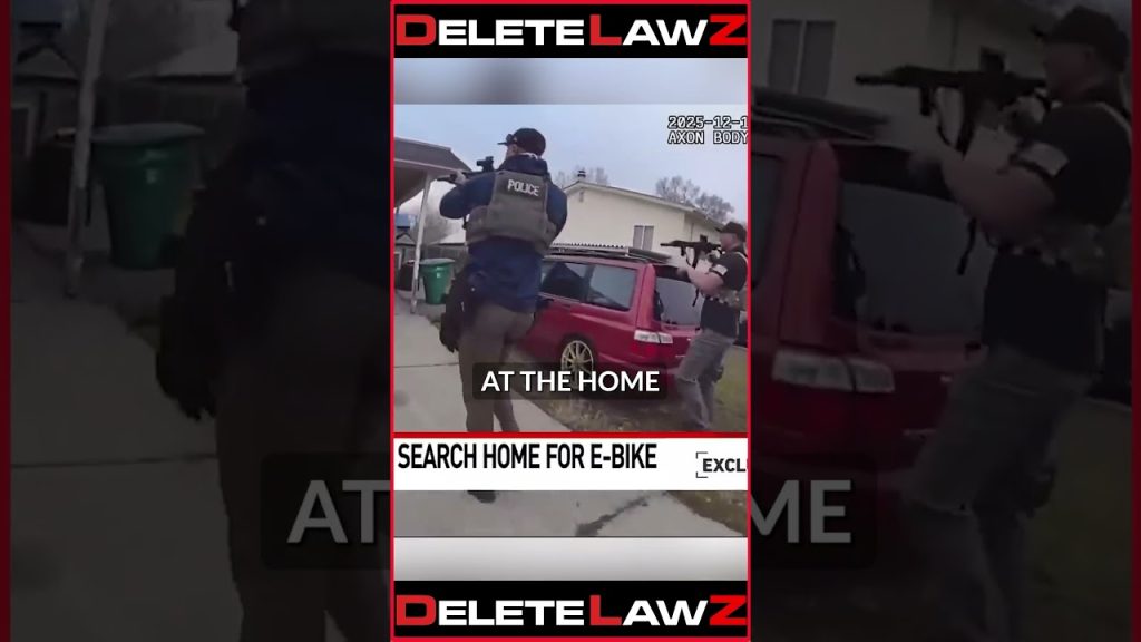 POLICE RAID HOME HOLDING FAMILY AT G*NPOINT OVER AN E-BIKE