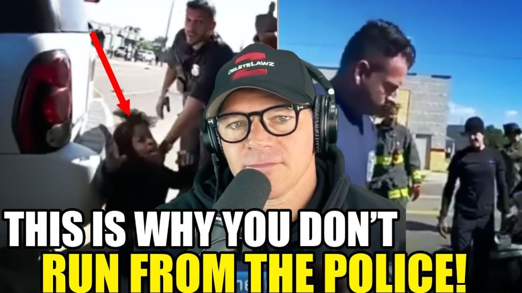 WOMAN FLEES TRAFFIC STOP CAUSING￼ CHAOTIC SITUATION!