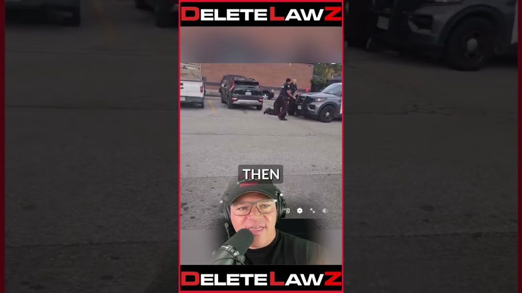 COP LEAVES THE CAR IN DRIVE!