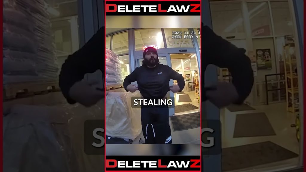 COP ACCUSES MAN OF SHOPLIFTING AND GOES HANDS ON!
