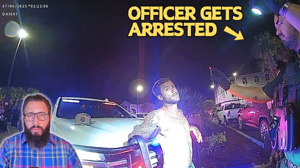 Cop “Dunks” Drunk Guy, Lies About it, Gets Arrested