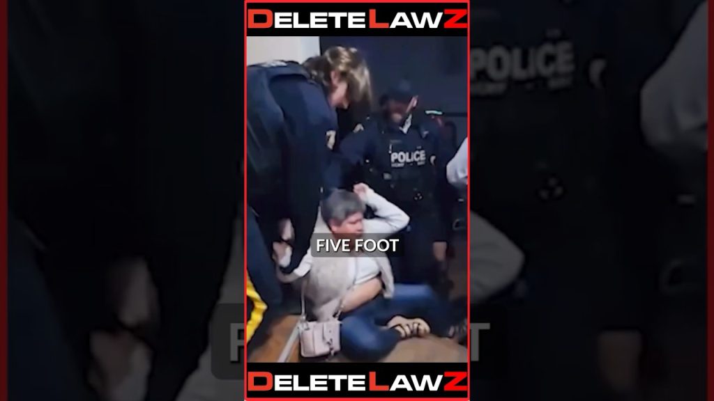 GANG OF DIRTY COPS B**TING ON AN OLD LADY!