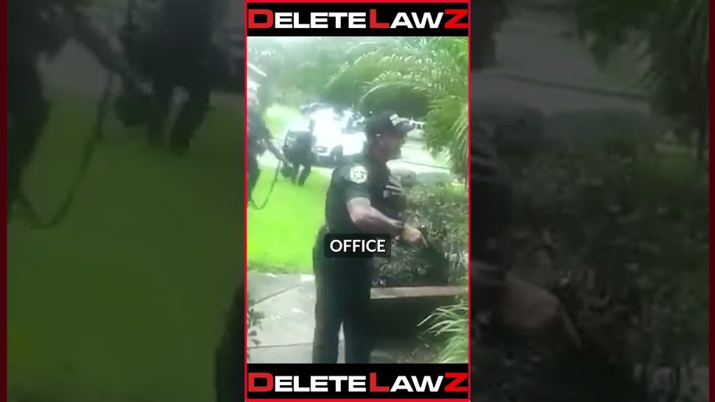 SCARED COP SH**TS MAN WHO WAS JUST CHILLING IN HIS HOUSE!