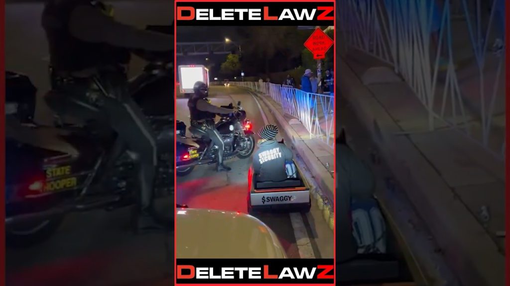 MAN WITH TOY CAR GETS AGGRESSIVELY PULLED OVER!